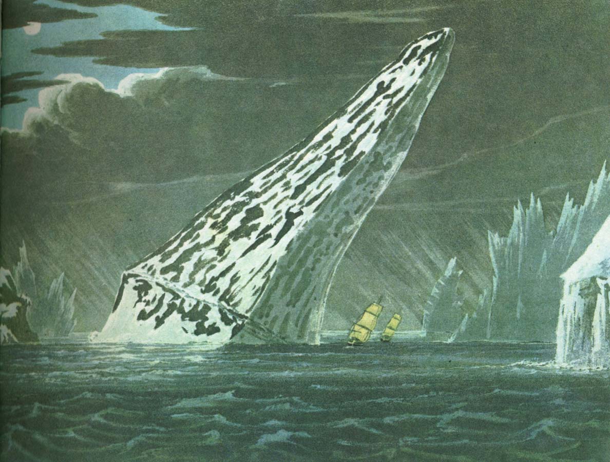 da fohn ross sokte efter norduastpassagen 1818 motte han sadana har isberg i baffinbukten